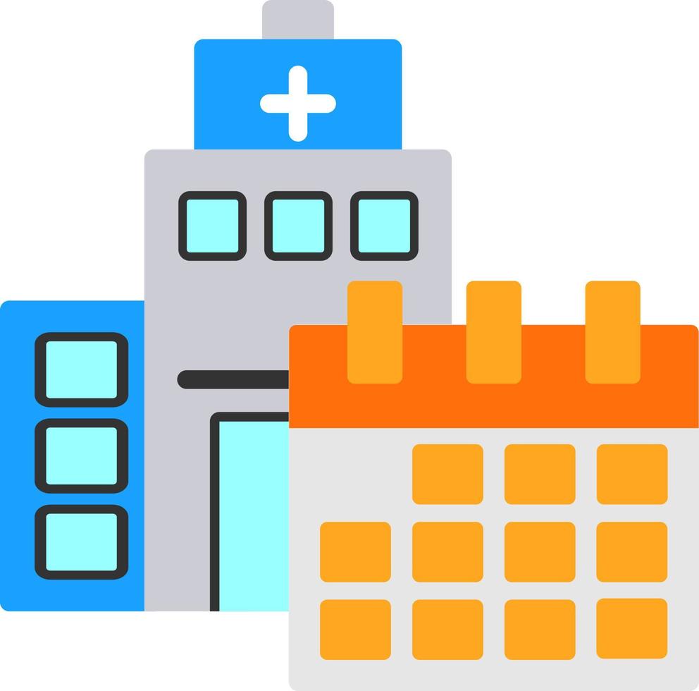 Hospital Vector Icon Design