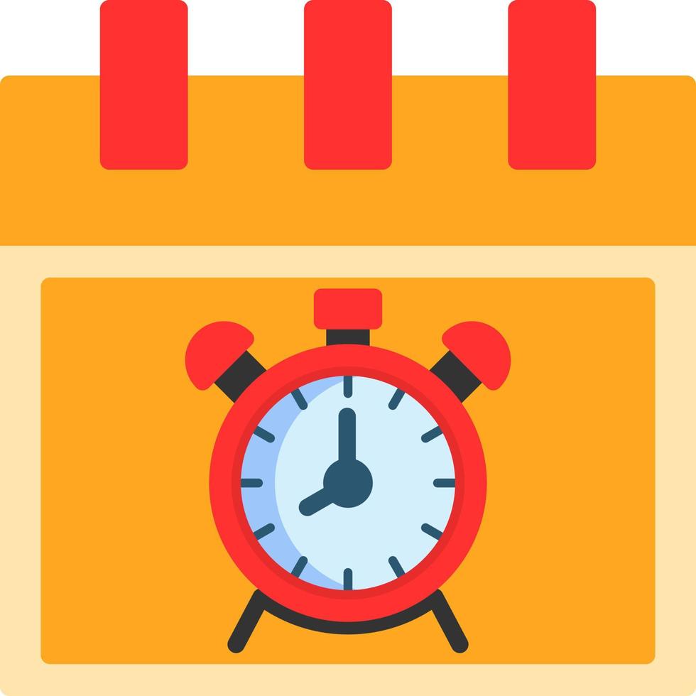 Alarm Clock Vector Icon Design