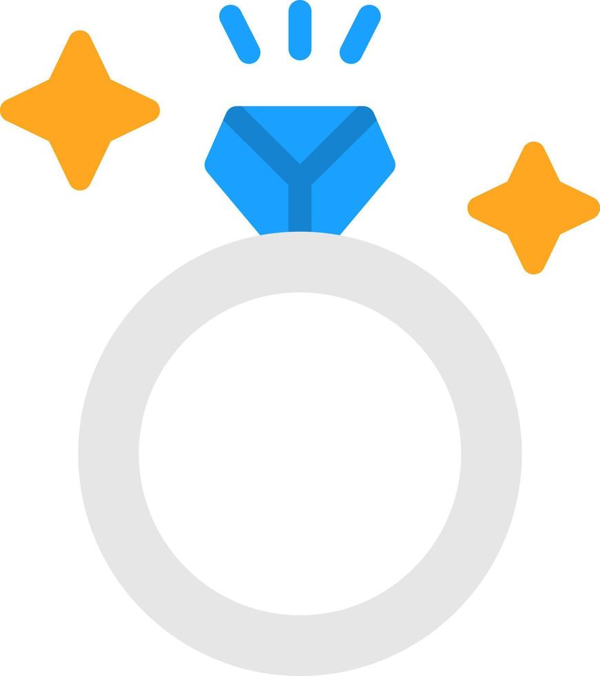 diseño de icono de vector de anillo