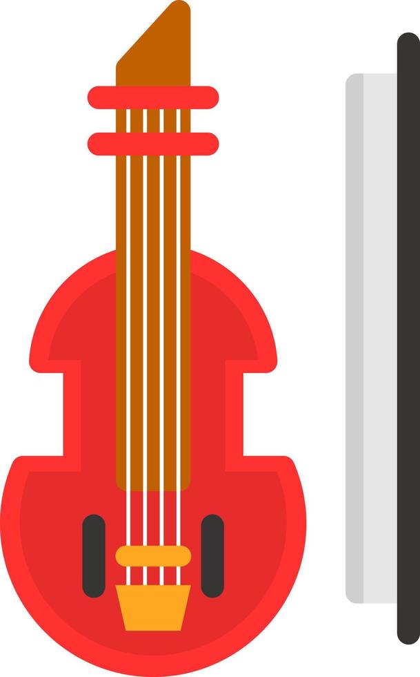 diseño de icono de vector de violín