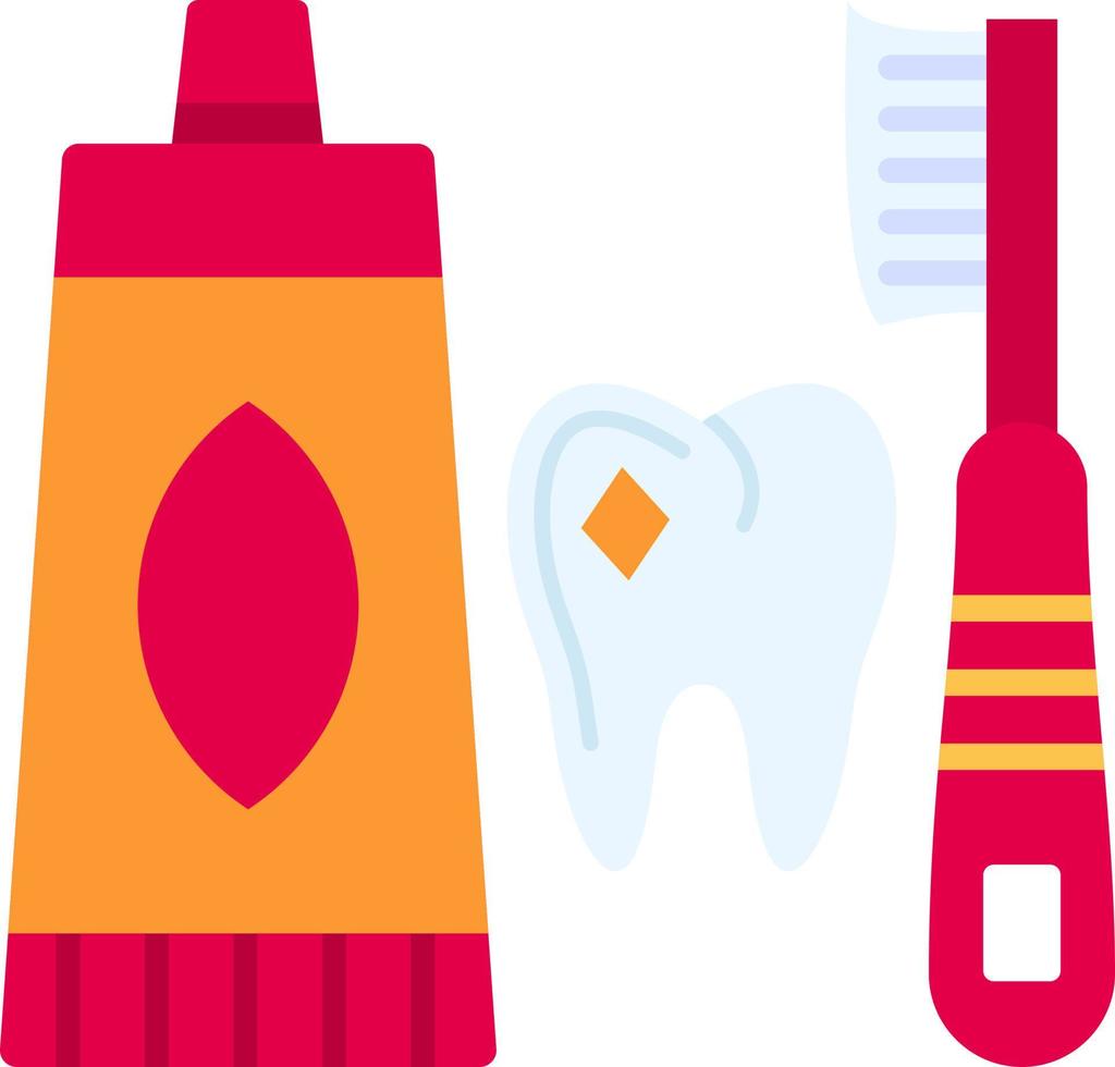 Dental Hygiene Vector Icon Design