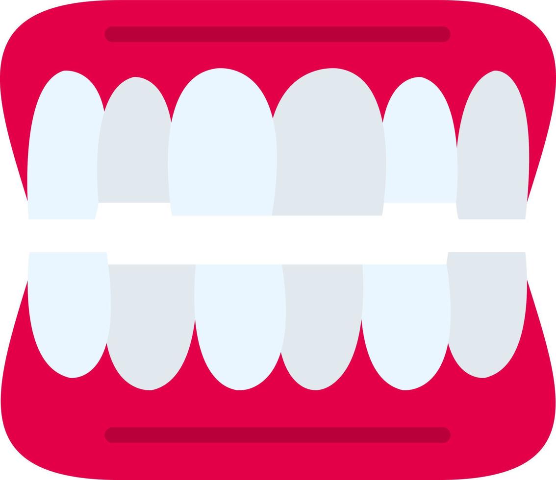 Denture Vector Icon Design