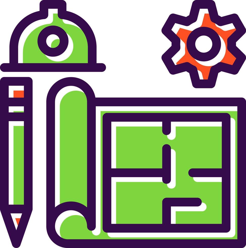 Civil Engenineering Vector Icon Design