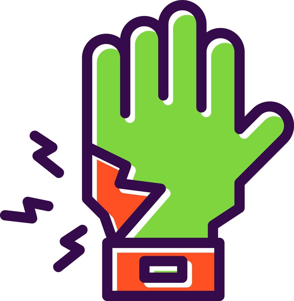 Injured Vector Icon Design
