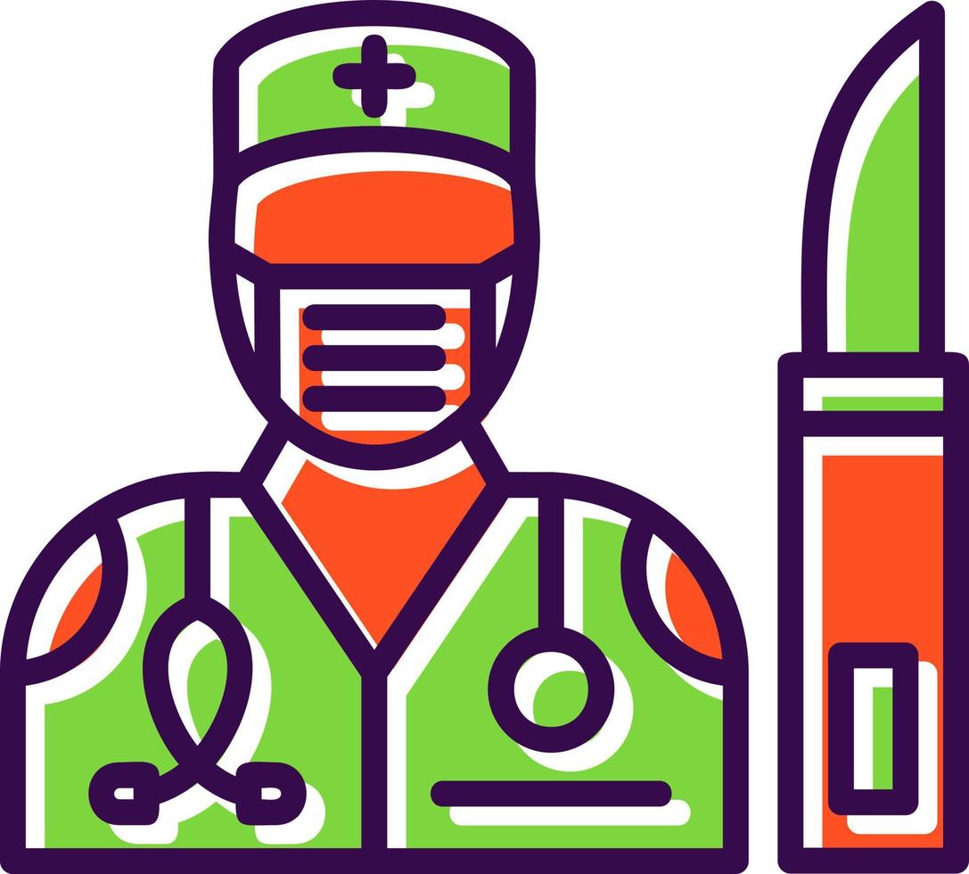 Surgeon Vector Icon Design
