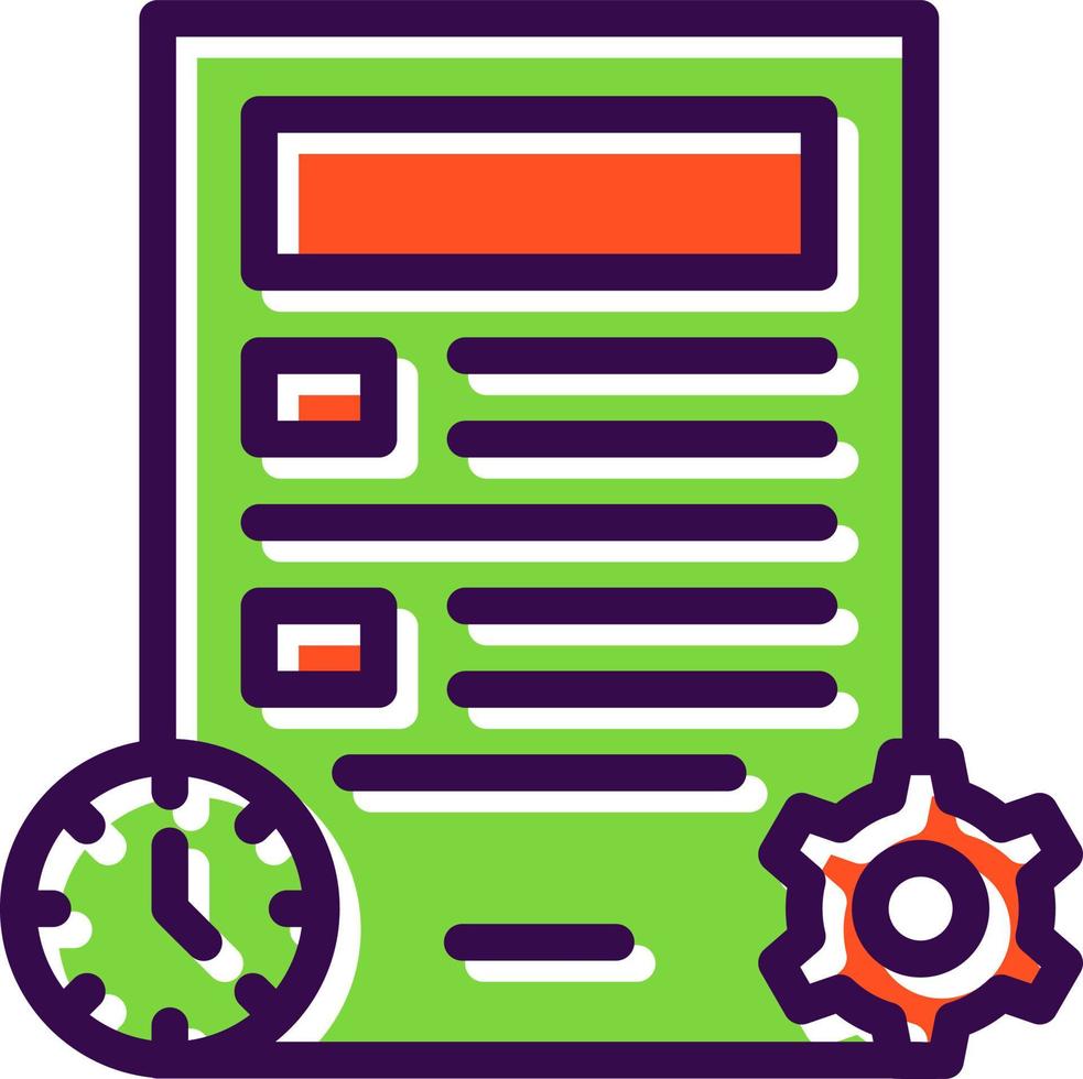 Project Management Vector Icon Design