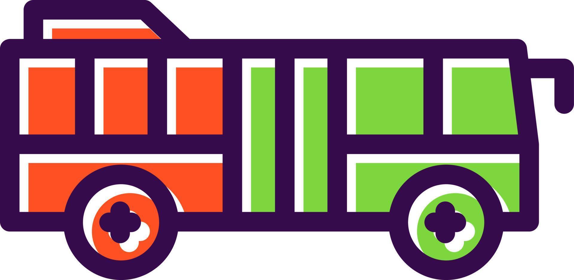 diseño de icono de vector de autobús