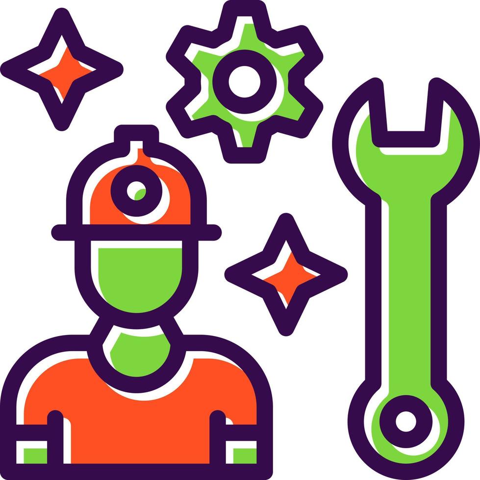 diseño de icono de vector de trabajador