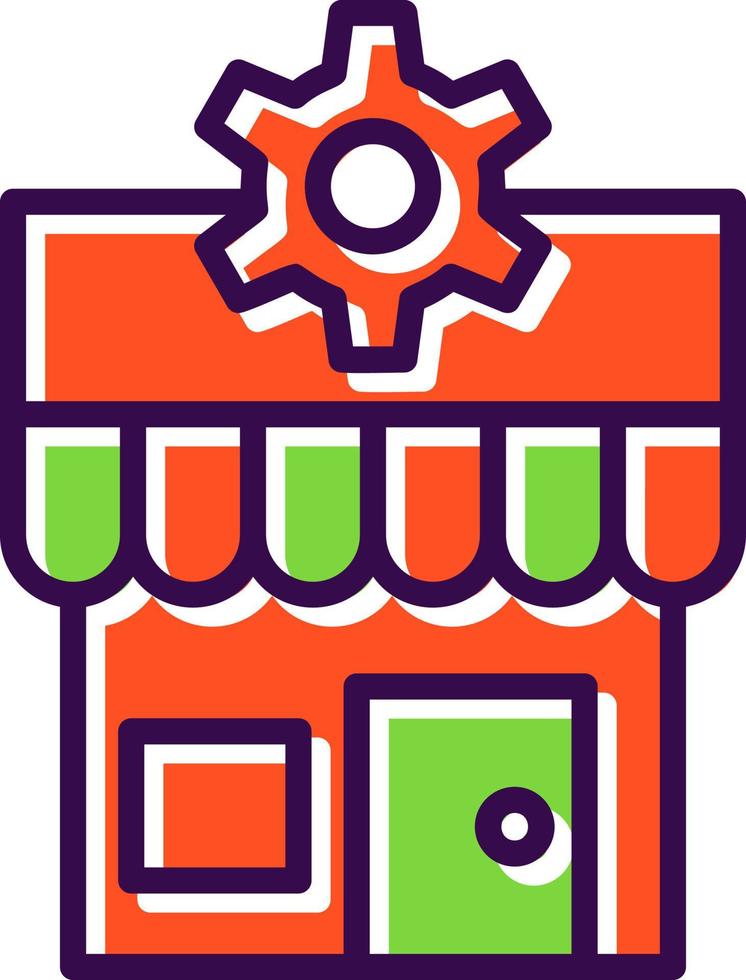 Market Vector Icon Design