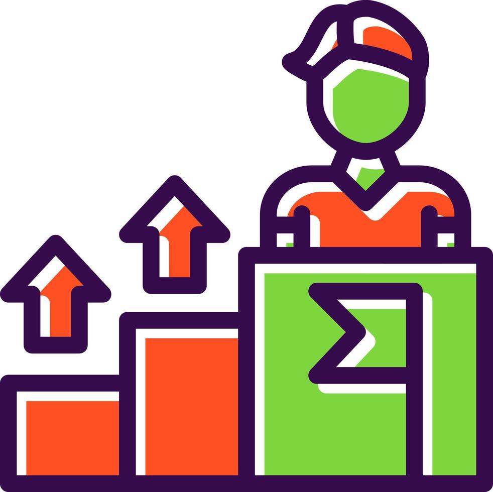 Leadership Vector Icon Design