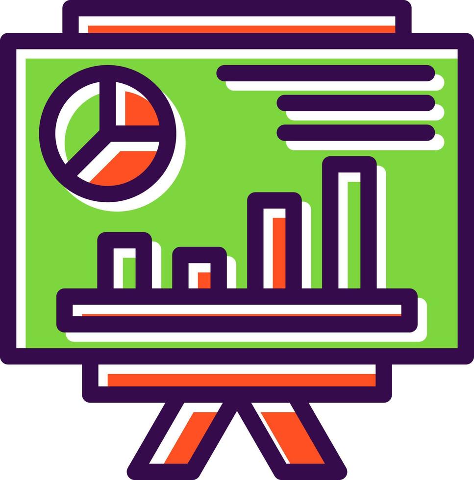 Presentation Vector Icon Design