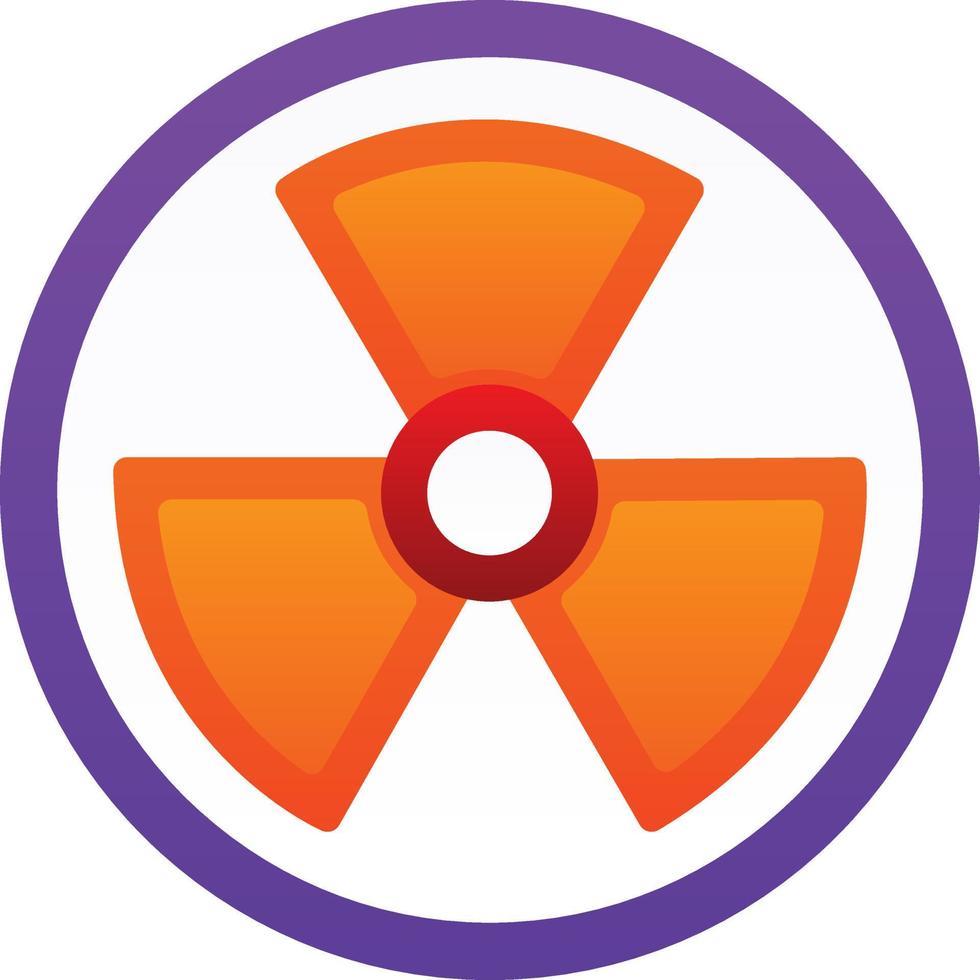 diseño de icono de vector de energía nuclear