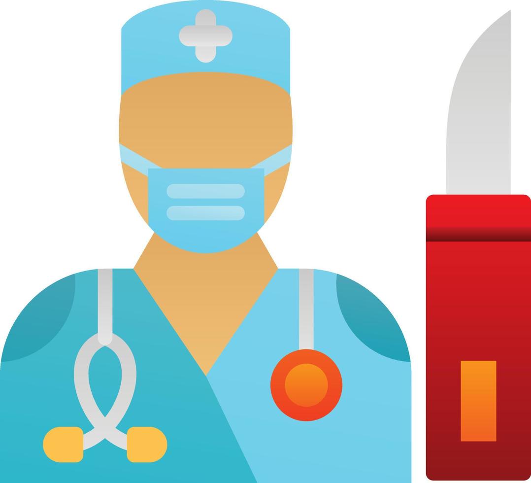 Surgeon Vector Icon Design