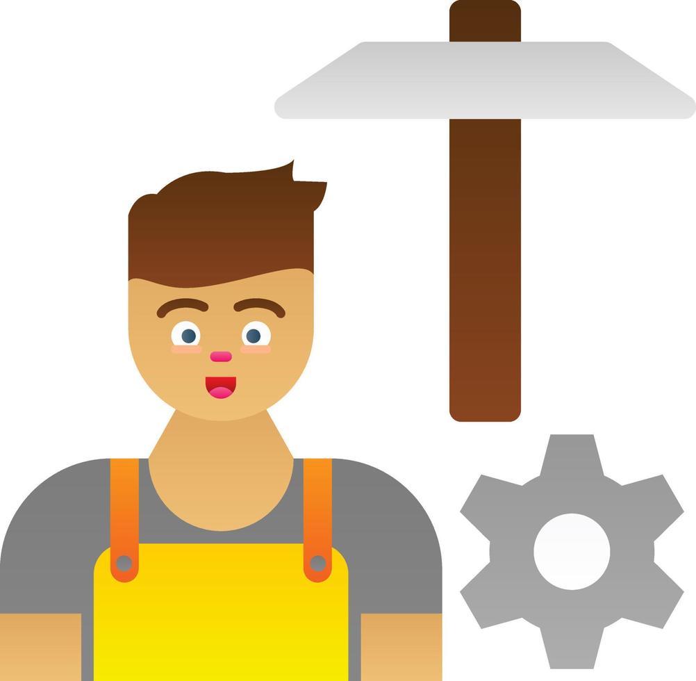 Child Labour Vector Icon Design