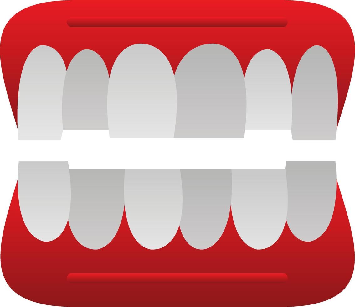 Denture Vector Icon Design