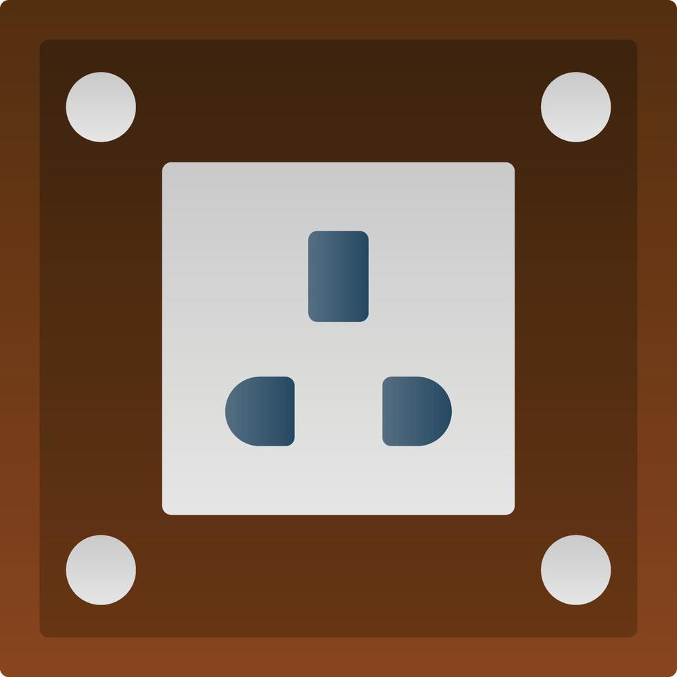 Power Socket Vector Icon Design