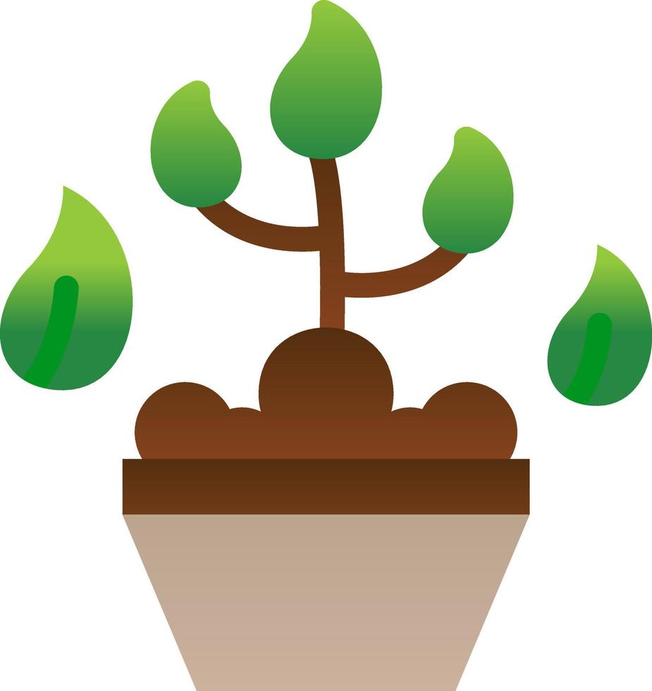 diseño de icono de vector de plantación