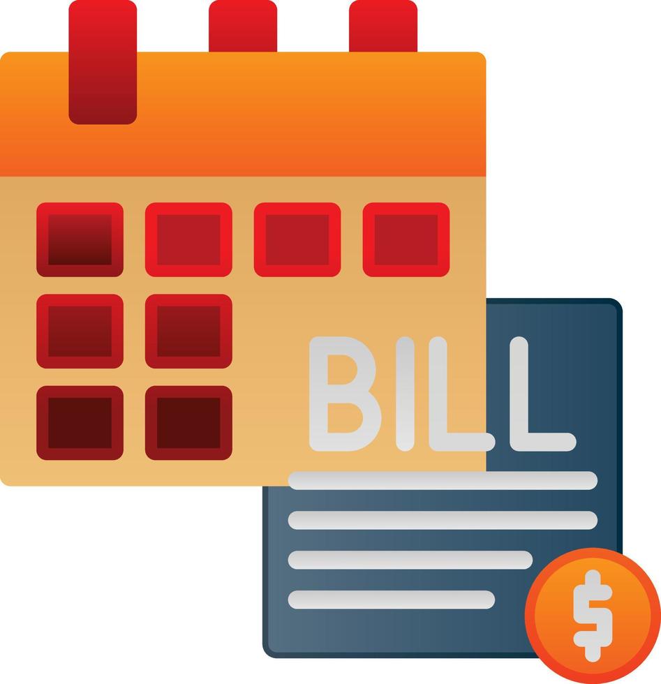 Bill Vector Icon Design