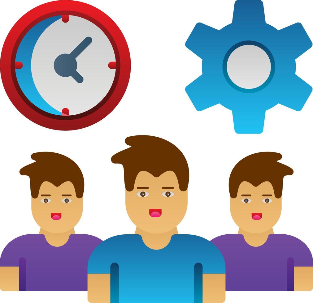 Teamwork Vector Icon Design