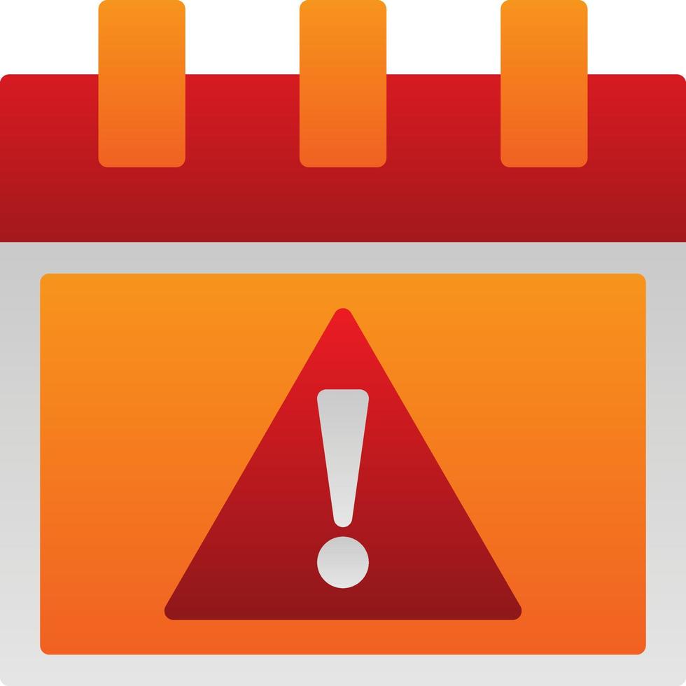 Alert Vector Icon Design