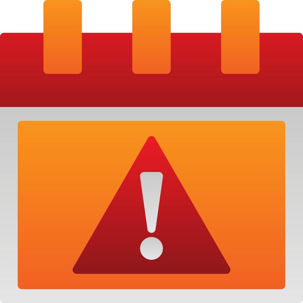 Alert Vector Icon Design