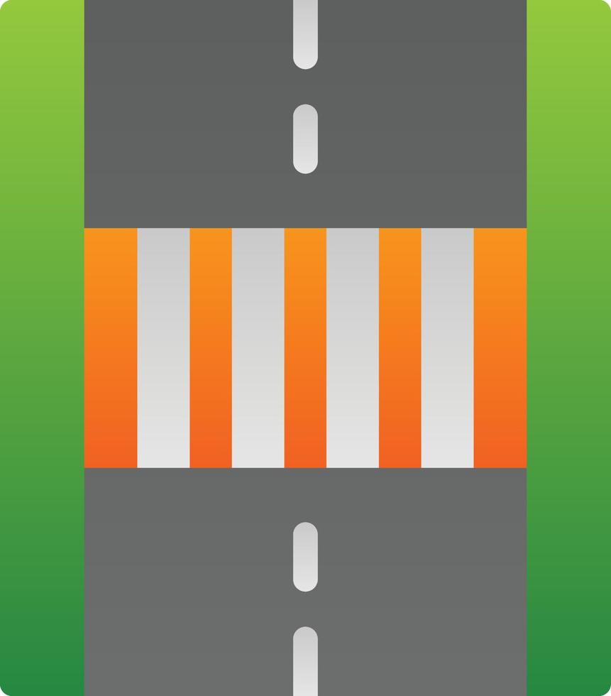 Pedestrian Crossing Vector Icon Design