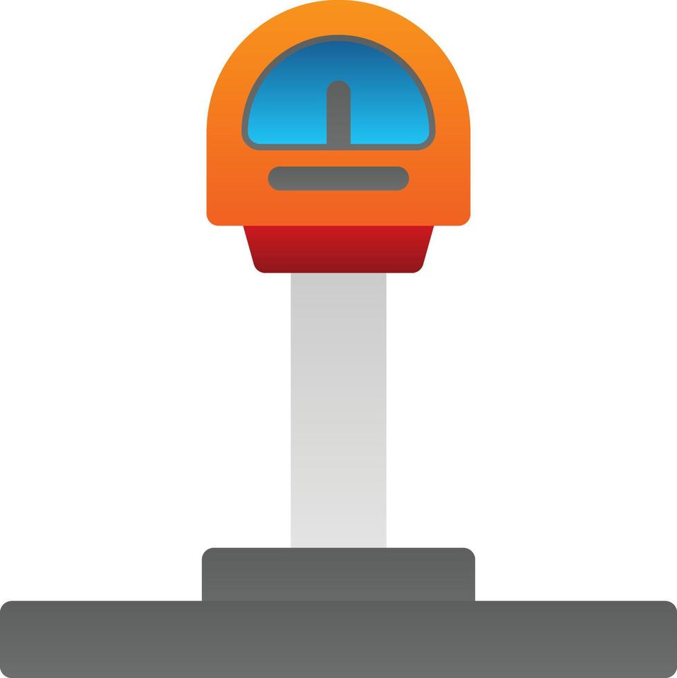 Parking Meter Vector Icon Design