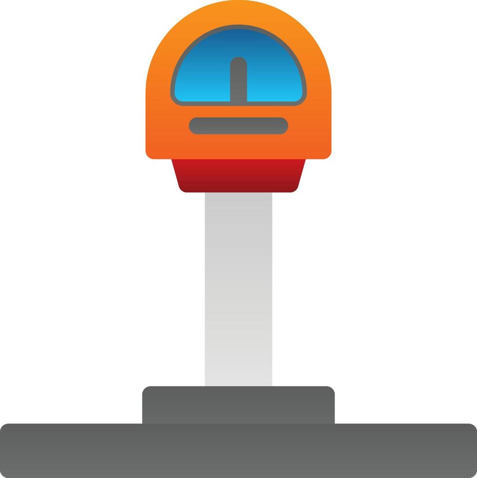 Parking Meter Vector Icon Design