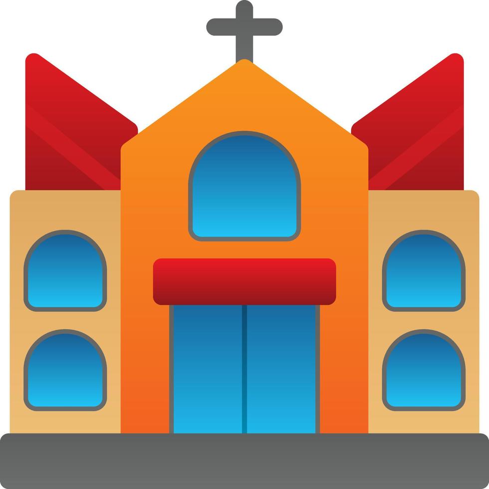 Church Vector Icon Design