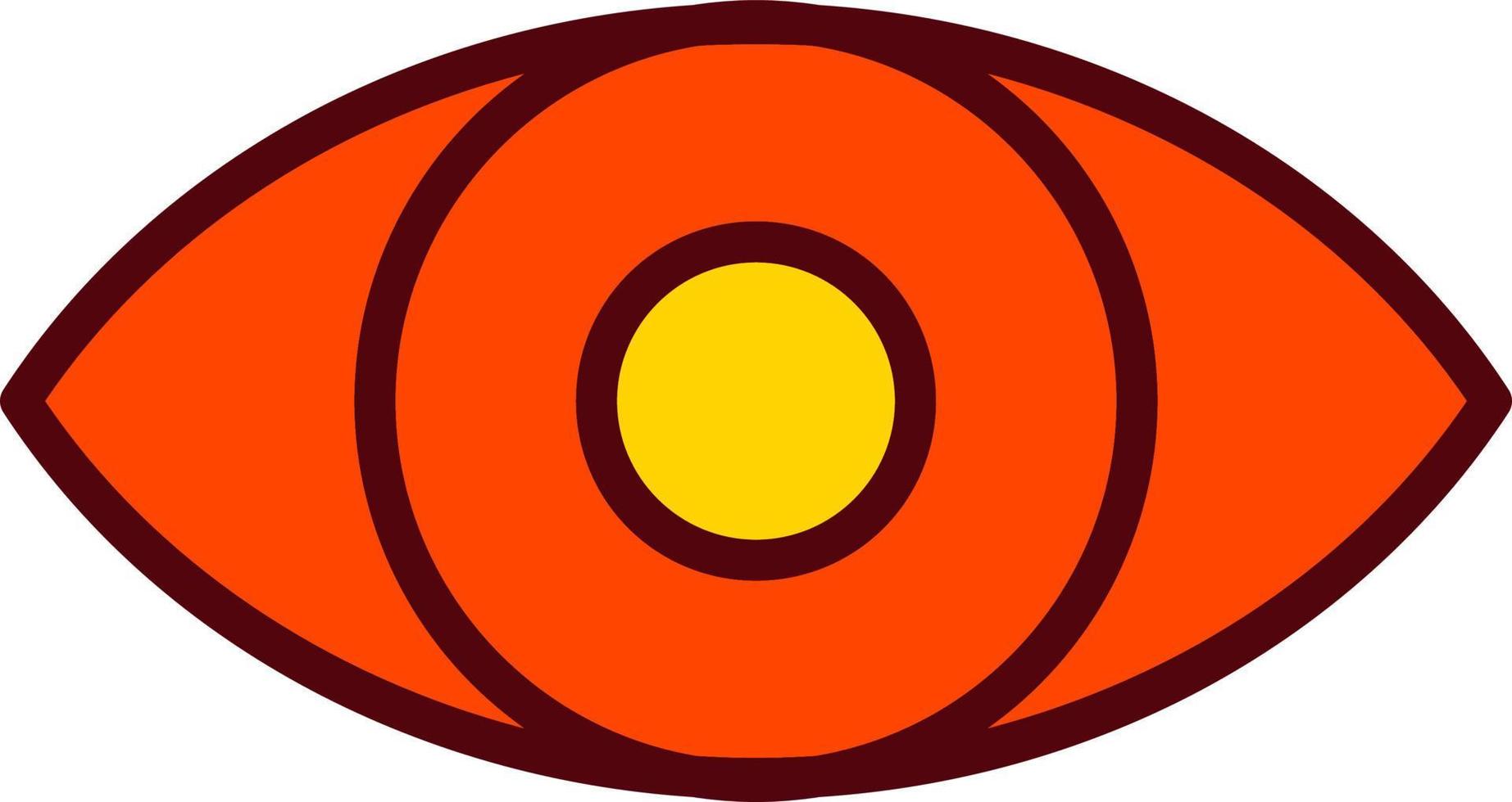 icono de vector de ojo