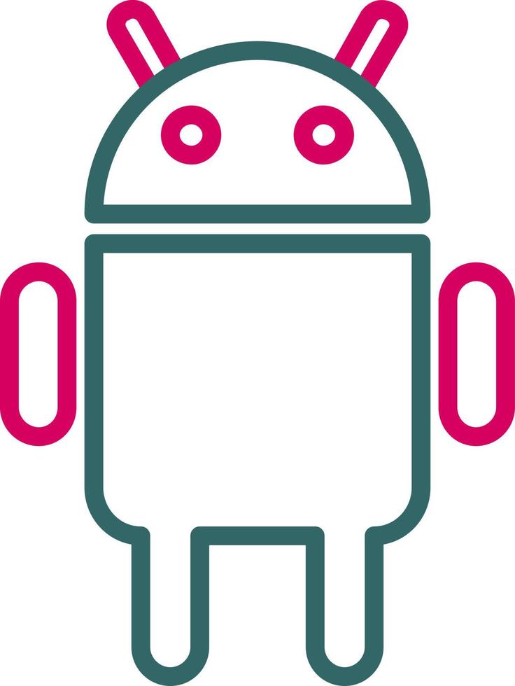 icono de vector de Android