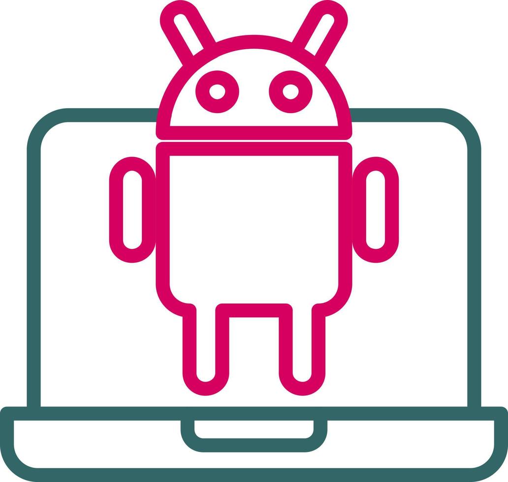 icono de vector de Android