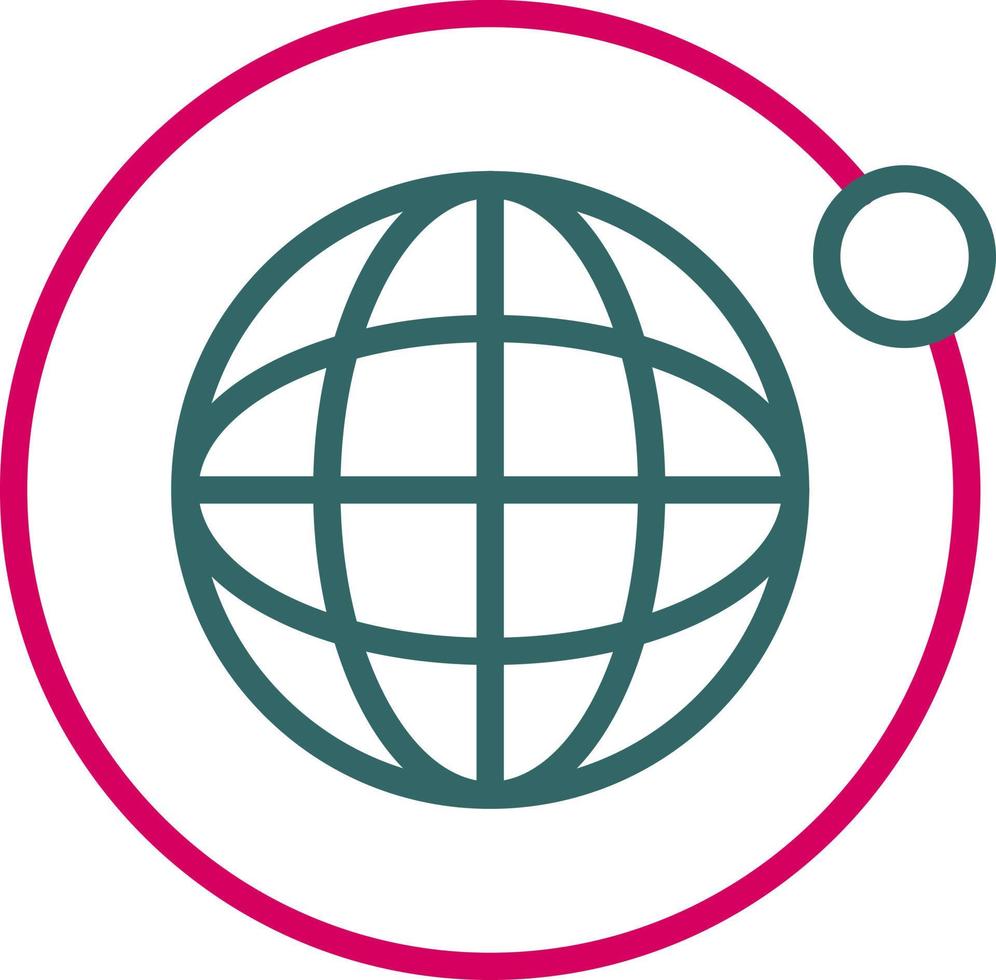 Orbit Network Vector Icon