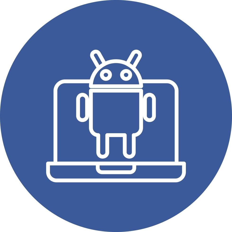 icono de vector de Android