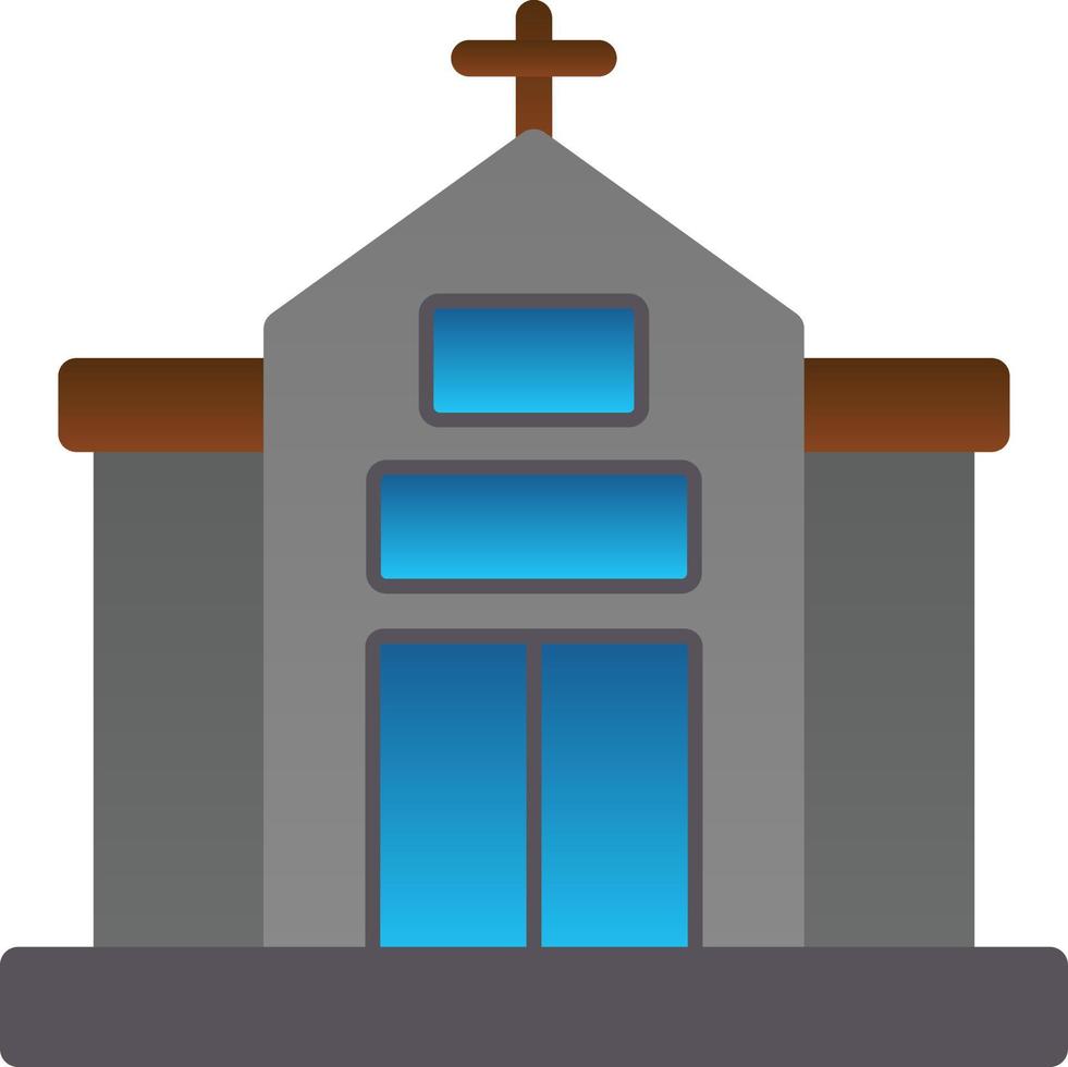 diseño de icono de vector de iglesia