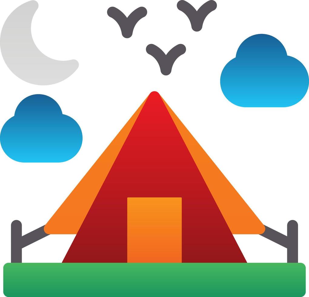 Camping Vector Icon Design