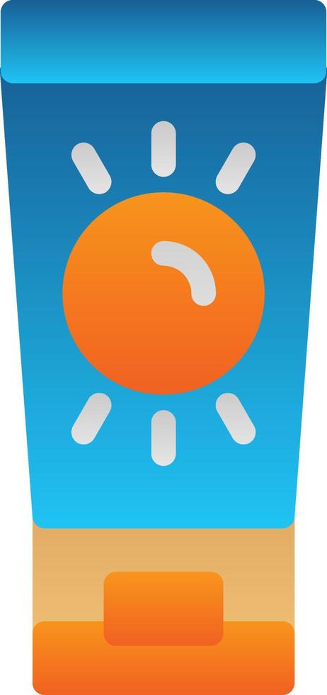 diseño de icono de vector de bloqueador solar