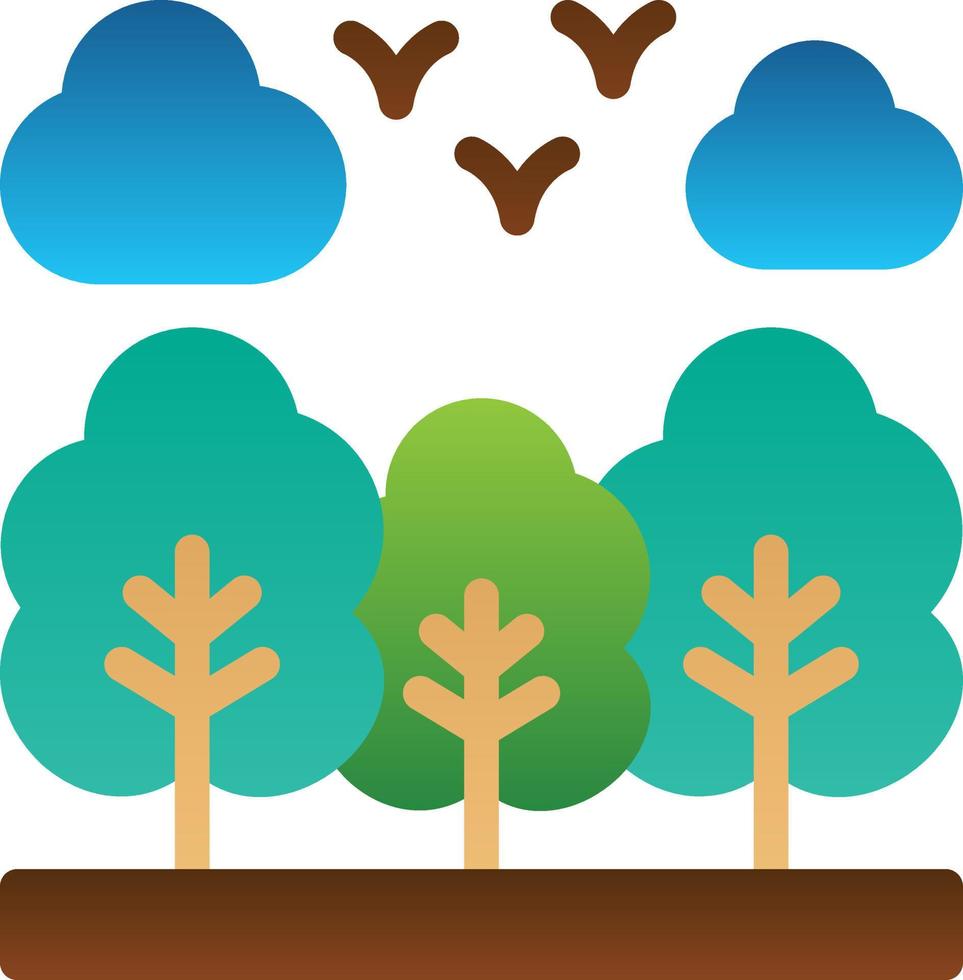 Forest Vector Icon Design