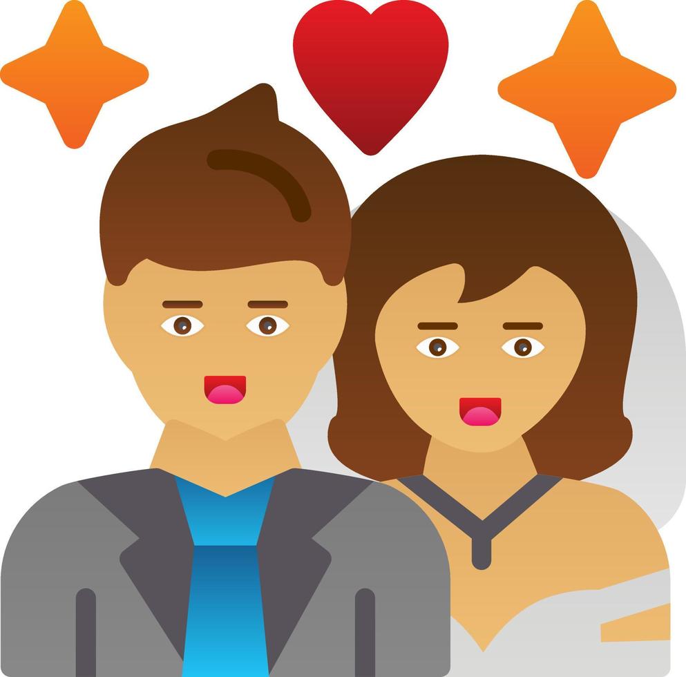 matrimonio, vector, icono, diseño vector