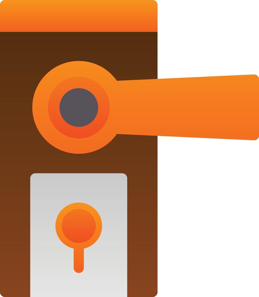 Door Knob Vector Icon Design