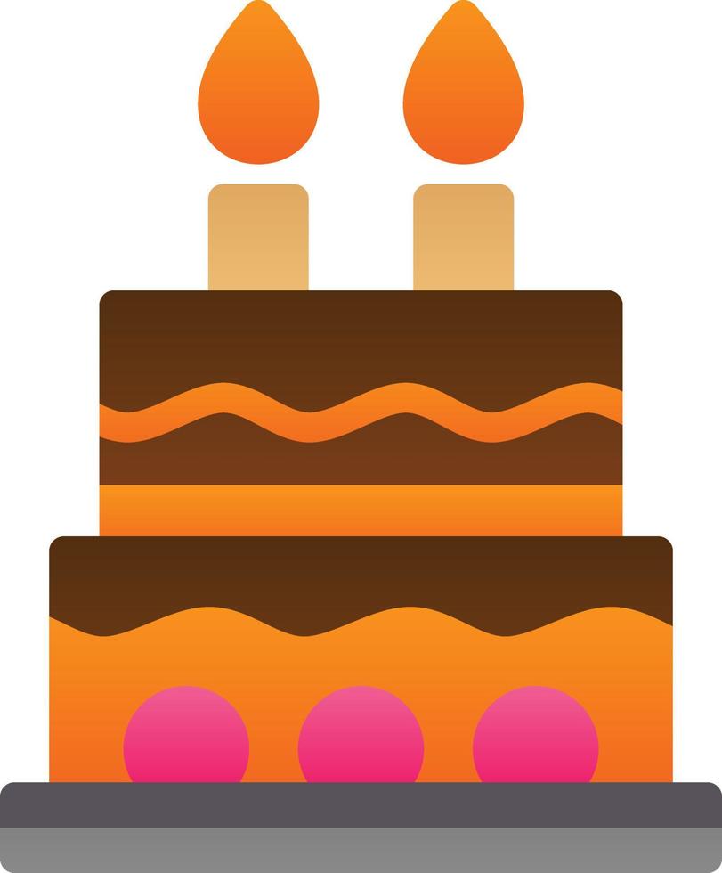 Cake Vector Icon Design