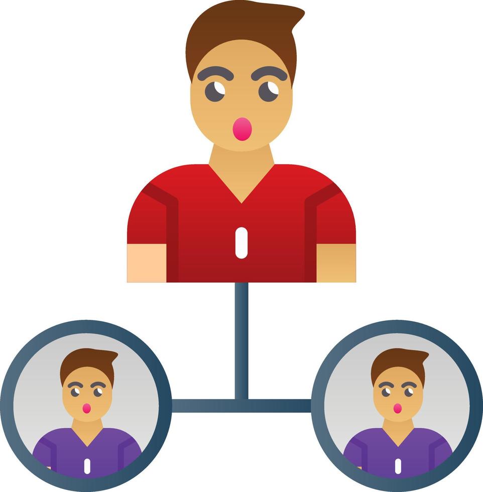 Delegate Vector Icon Design