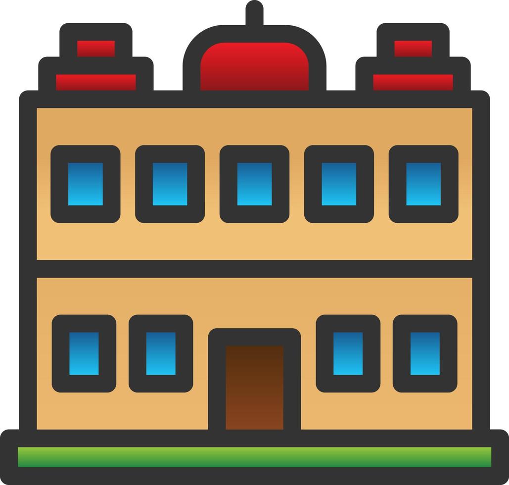 Mansion Vector Icon Design