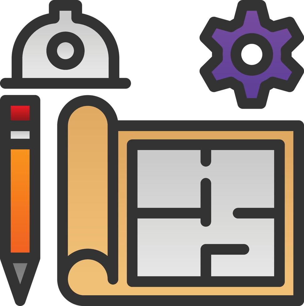 Civil Engenineering Vector Icon Design