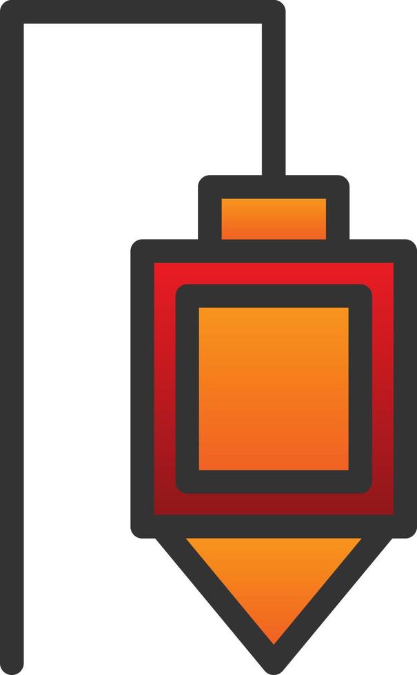 Plumb Bob Vector Icon Design