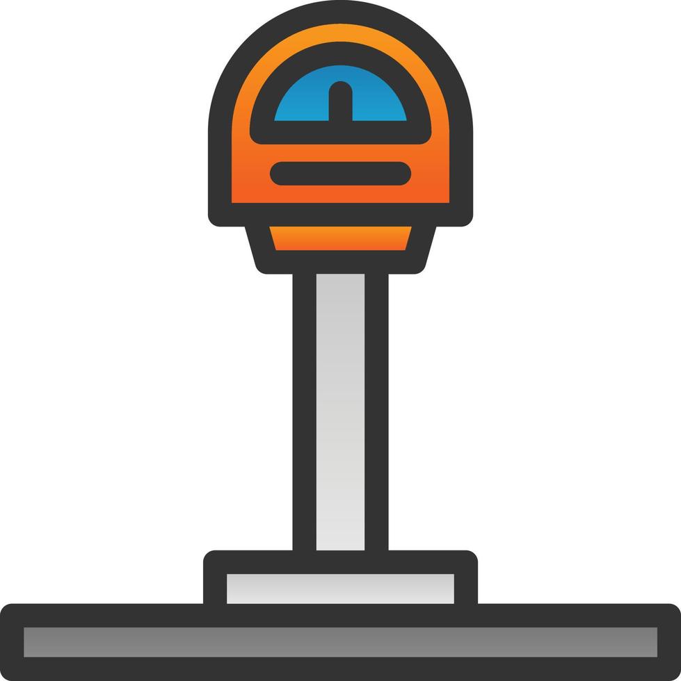 Parking Meter Vector Icon Design