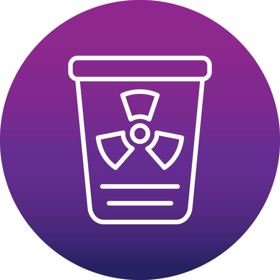 Toxic Waste Vector Icon