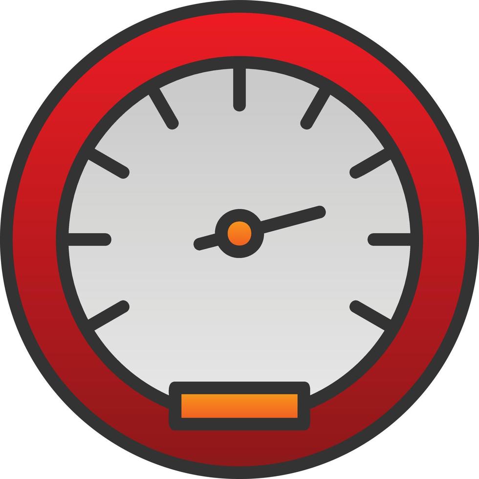 Speedometer Vector Icon Design