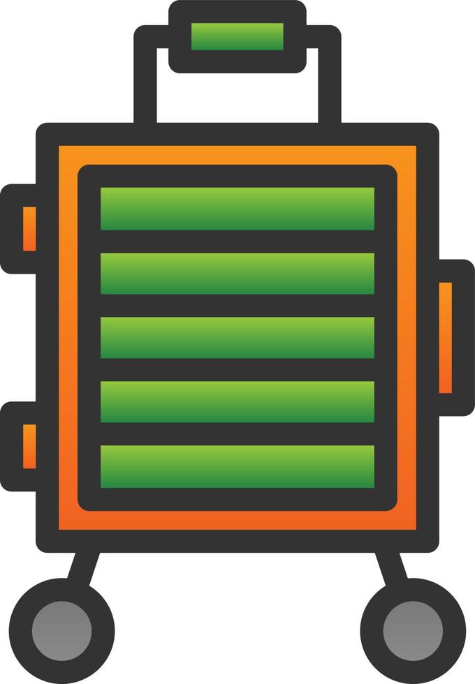 Luggage Vector Icon Design