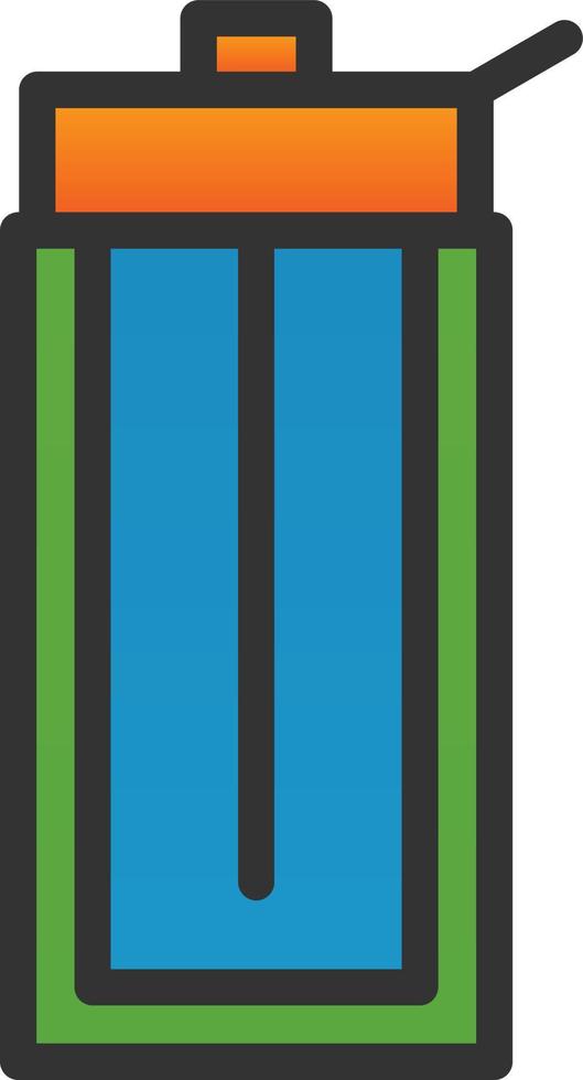 Wattle Bottle Vector Icon Design